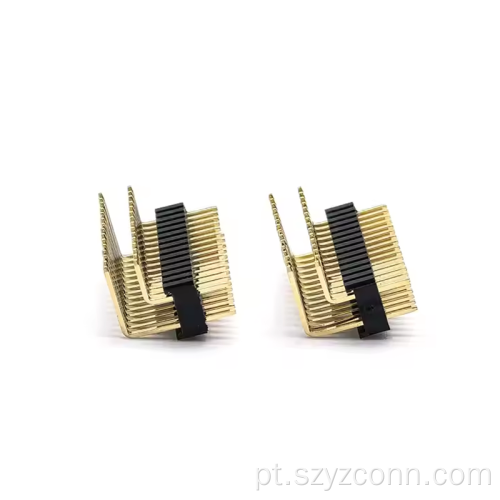 Conector de cabeçalho de pino de 2,54 mm fileira dupla 30P
